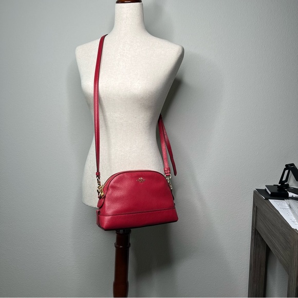 Coach Red Crossbody Bag - Picture 2 of 8